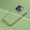 Puzdro Etteri Silicone Mag pre iPhone 12 / 12 Pro 6,1" svetlozelené
