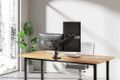 Neomounts DS65S-950BL2 Neomounts NEXT One SL Desk Mount, double display, sliding VESA (topfix clamp/grommet), black Držák, VESA, stolní, pro 2 ploché/zakrivené monitory, úhloprícka 24–34", náklon 140°, otácení 180°, rotace 180°, nosnost 22kg, ce