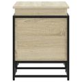 vidaXL Úložný box s vekom dub sonoma 80x40x51,5 cm kompozitné drevo