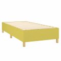 vidaXL Posteľný rám boxsping s matracom zelený 80x200 cm látka