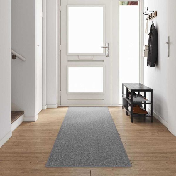 vidaXL Behúň koberec Svetlosivá 80 x 500 cm 100% polypropylén
