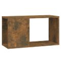 vidaXL TV skrinka dymový dub 60x24x32 cm spracované drevo