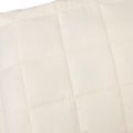 vidaXL Záťažová prikrývka bledokrémová 135x200 cm 10 kg látka