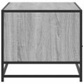 vidaXL Konferenčný stolík sivá sonoma 100x50x45cm kompozitné drevo+kov