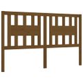 vidaXL Posteľný rám s čelom medovo hnedý King Size masívne drevo