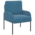 vidaXL Súpravy pohoviek 3 ks Modrá Preglejka