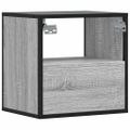 vidaXL Nástenné nočné stolíky 2 ks sivá sonoma 40x31x39,5 cm