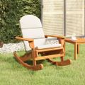 vidaXL Adirondack Hojdacie kreslo s vankúšmi masívne akáciové drevo