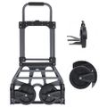 vidaXL Skladací ručný vozík hliníkový 130 kg