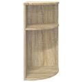 vidaXL Koncový stôl Sonoma dub 29,6 x 29,6 x 60 cm Kompozitné drevo