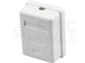 Zásuvka NEKU CAT5E UTP 1 x RJ45 na omietku biela Zásuvka NEKU CAT5E UTP 1 x RJ45 na omítku bílá