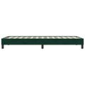 vidaXL Rám postele bez matraca Tmavo zelená 80x220 cm Zamat