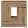 vidaXL Komoda so zásuvkami a dvierkami, dub artisan 70,5x34x74,5 cm