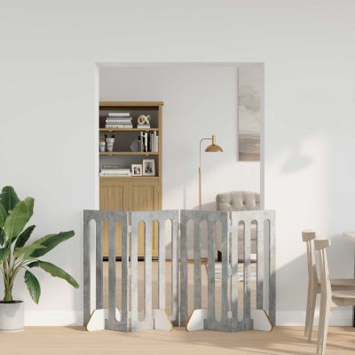 vidaXL Sklápacia bezpečnostná zábrana pre domáce zvieratá 4 pcs