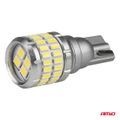 LED žiarovky CANBUS T15 W16W 48SMD 4SMD 3014 3030 Biela 12V 24V AMiO-04261