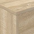 vidaXL Regál na časopisy Sonoma dub 70 x 41 x 96 cm Kompozitné drevo
