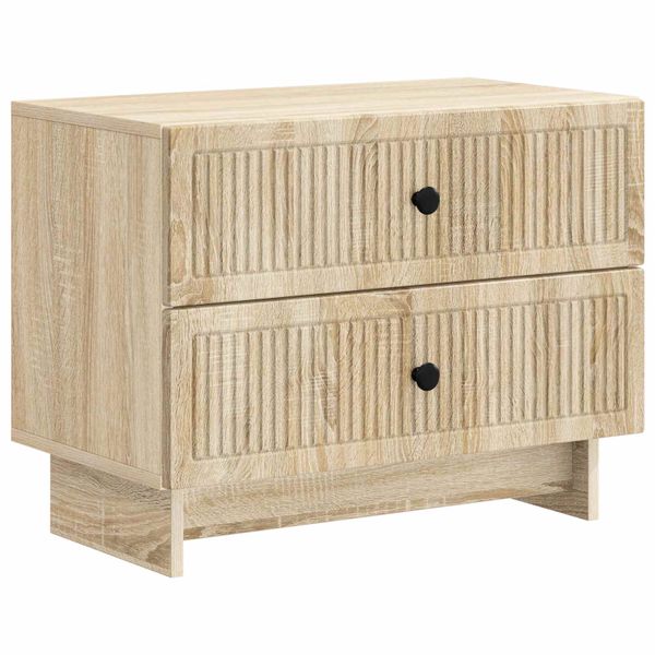 vidaXL Nočný stolík Dub sonoma 62 x 34,5 x 47,5 cm Kompozitné drevo