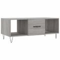 vidaXL Konferenčný stolík sivý sonoma 102x50x40cm kompozitné drevo