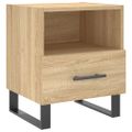 vidaXL Nočný stolík dub sonoma 40x35x47,5 cm kompozitné drevo