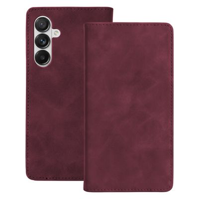 Smart Suede case for Samsung Galaxy A56 5G maroon