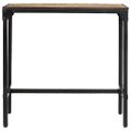 vidaXL Barový stôl 110x55x107 cm masívne surové mangovníkové drevo