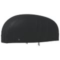 vidaXL Kryt na motocykel čierny 245x105x125 cm 210D oxford