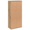 vidaXL Knižnica dub artisan 50x25x104 cm