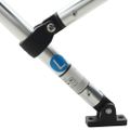 vidaXL Strieška Bimini so 4 oblúkmi a stenami 243x(230-244)x137 cm