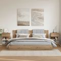 vidaXL Nočné skrinky 2 ks Dub Artisan 40x35x65 cm Drevo
