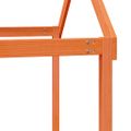 vidaXL Strecha na detskú posteľ voskovohnedá 207x95,5x159 cm borovica