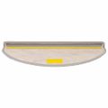 vidaXL Samolepiace nášľapy na schody Sisal 30 ks 65x21x4 cm strieborné