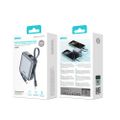 BWOO power bank P74 22,5W 10000 mAh s 2 vstavanými káblami 1 x USB-C 1 x Lightning čierna