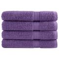 vidaXL Prémiové uteráky do sauny SOLUND 4 ks fialové 80x200cm 600 g/m2
