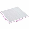vidaXL Samo-lepiace podlahové dosky Biela 30,5 x 30,5 cm 20 ks PVC