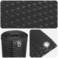 vidaXL Balkónová Clona s Očkami 600 x 80 cm polyratan Čierna