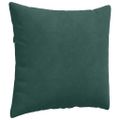vidaXL Vankúše na pohovku 2 pcs Tmavozelená 50 x 50 cm