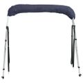 vidaXL Strieška Bimini s 3 oblúkmi a sieť. stenami 183x(185-198)x137cm