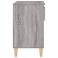 vidaXL Botník sivý dub sonoma 70x36x60 cm spracované drevo