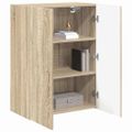 vidaXL TV nástenná skriňa 59,5 x 31 x 80 cm Sonoma dub