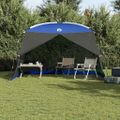 vidaXL Stan s moskytiérou so strechou Azúrová modrá 380 x 380 x 225 cm