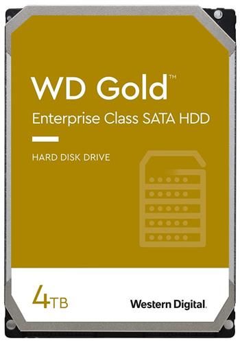 HDD 4TB WD4004FRYZ Gold 256MB SATAIII 7200rpm Pevný disk, interný, 4TB, SATA III, 3,5", 7200 rpm, 256MB