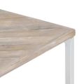 vidaXL Konferenčný stolík 110x110x36 cm masívne mangovníkové drevo