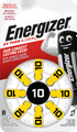 Energizer 10 SP-8 gombíkové batérie pre audioprotetiku 8ks 1,4V EN-634923