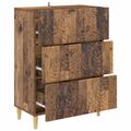 vidaXL Zásuvkový kabinet Staré drevo 66 x 34,5 x 90 cm