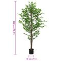 vidaXL Umelý fikusový 1260 listov 200 cm zelený
