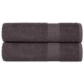 vidaXL Osušky do kúpeľne FROGN 2 ks antracitové 100x150 cm 360 g/m²