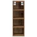 vidaXL Závesná skrinka “Riga” Old Wood 20x29,5x60 cm Engineered Wood