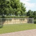 vidaXL Klietka pre psa s dvierkami šedá 12x2x1,5 m pozinkovaná oceľ