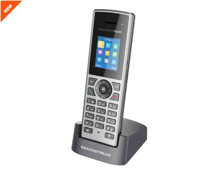 Grandstream DECT rúčka DP722, 1,8'' TFT bar. displej, 3.5mm jack, Micro-USB, 3cest. audiokonf.