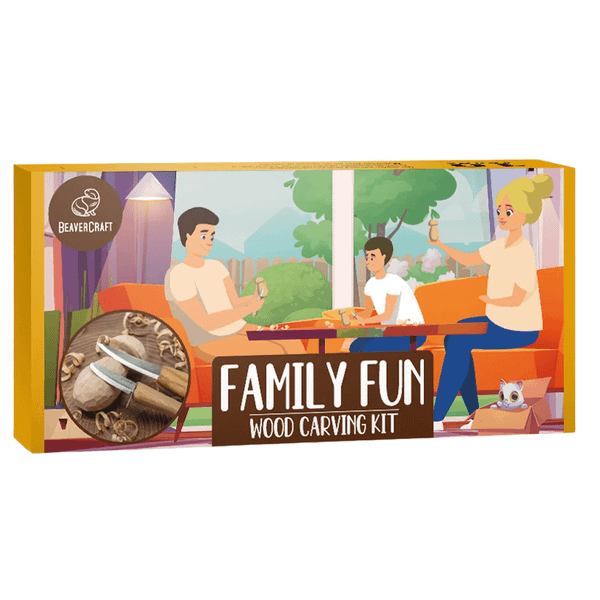 DIY09 Beavercraft Family Fun Wood Carving Kit
